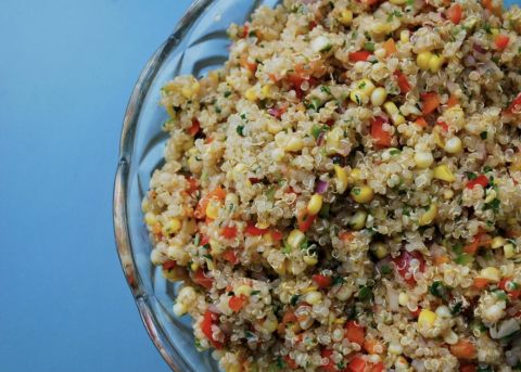 quinoa salsa salad,vgourmet, Ruth Richardson