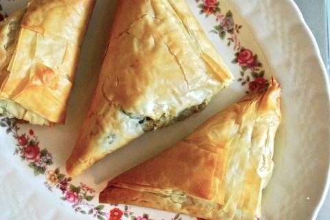 vegan spanikopita, vgourmet, Ruth Richardson