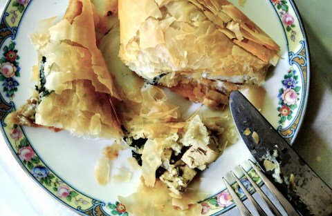 vegan spanikopita, vgourmet, Ruth Richardson