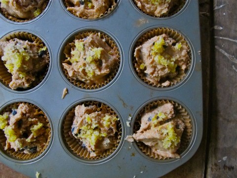 vegan blueberry muffins, babycakes, vgourmet