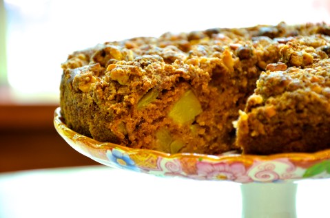 peach crumble