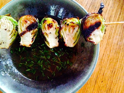 grilled brussels sprouts