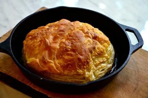 upside down onion tart